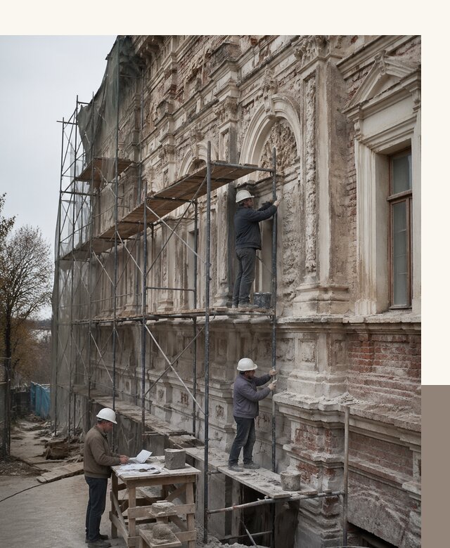 Реставрация объектов культурного наследия под ключ в Соколе